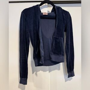 Juicy‎ couture vintage Navy Blue Women's Jacket size small / petite